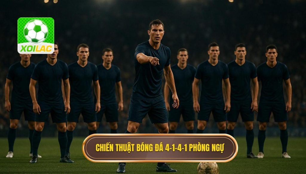 Chiến thuật bóng đá 4-1-4-1 phòng ngự