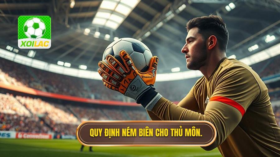 1. Quy định ném biên cho thủ môn.