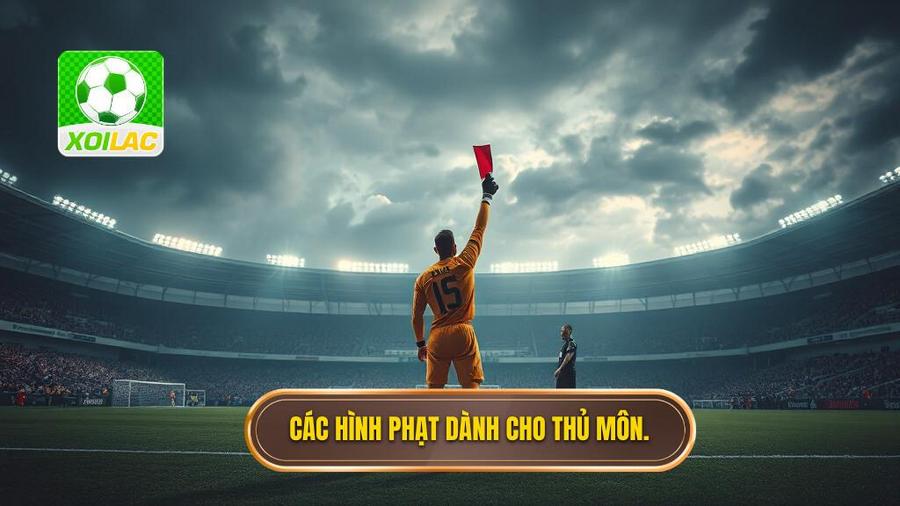 3. Các hình phạt dành cho thủ môn.