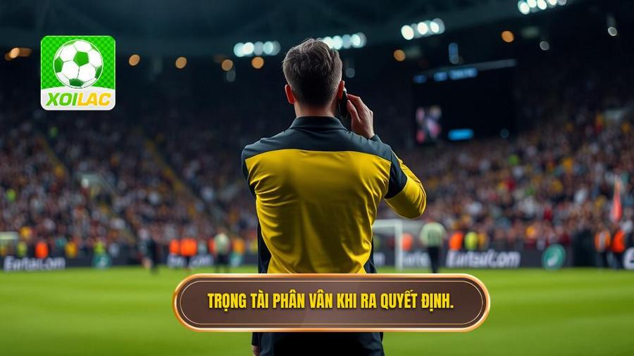 3. Trọng tài phân vân khi ra quyết định.