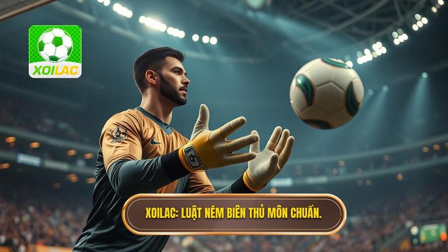 XOILAC_ Luật ném biên thủ môn chuẩn.